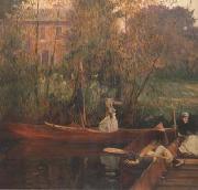 John Singer Sargent A Boating Party (mk18) USA oil painting artist